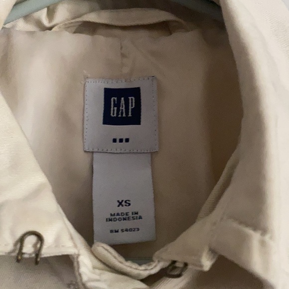 Gap stone coloured hip length coat - Picture 2 of 7